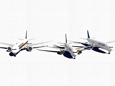 现代风格航空
