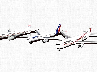 现代风格航空