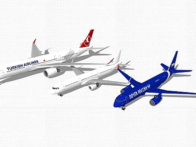 现代风格航空