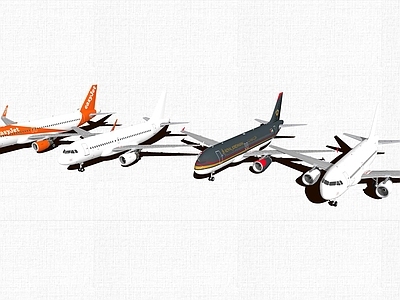 现代风格航空
