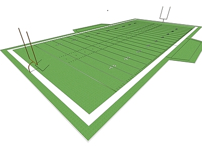 现代风格足球场 橄榄球场