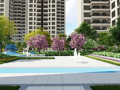 衡阳海通衡州府景 施工图 居住区景观