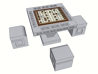 现代风格棋牌桌 象棋桌