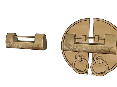 中式风格锁