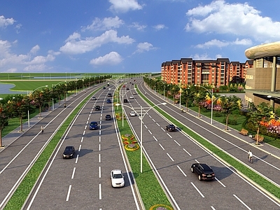 现代公路景观规划 路面