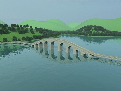 现代桥梁 公路景观