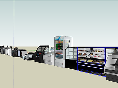 现代风格盛具 糕点柜 饮料柜 冷藏柜 展示柜