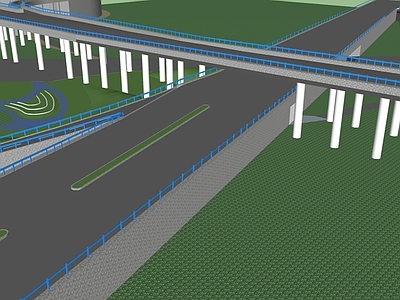 现代风格道路