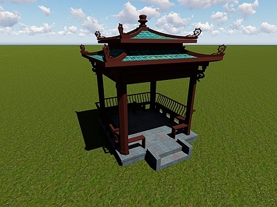 古典风格亭子