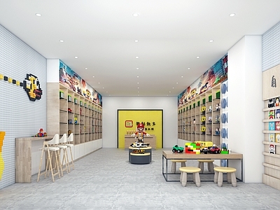 现代玩具专卖店 积木 头