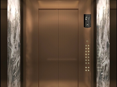现代风格电梯