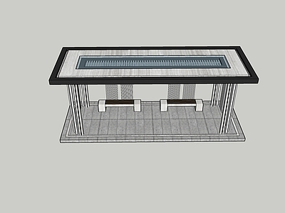 现代风格景观小建筑