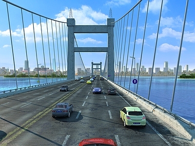 现代跨海桥