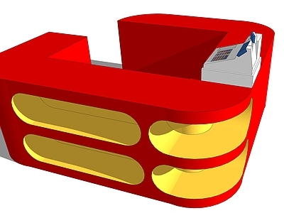 现代风格收银台