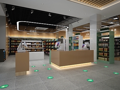 现代校园超市 书店