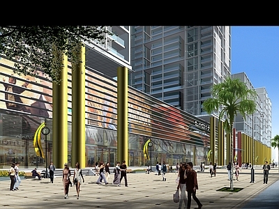 白天城市外景
