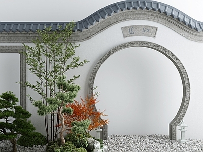 新中式景观牌坊 大门围墙