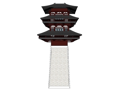 中式风格塔楼