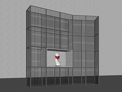 现代风格展示架