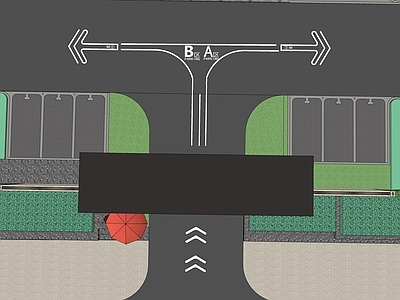 现代风格道路
