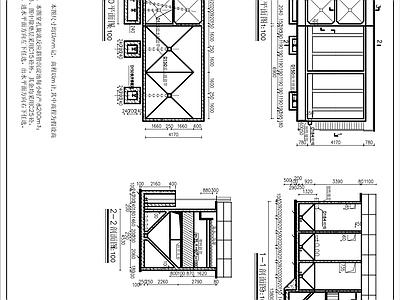 自来水厂净水工艺及各设备高程布置图 施工图 竣工图