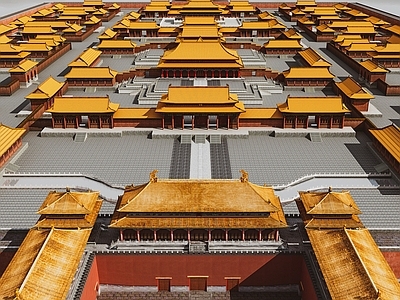 中式古建筑 故宫 紫禁城 太和殿