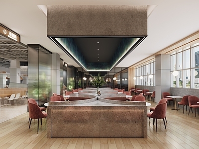 现代自助餐厅