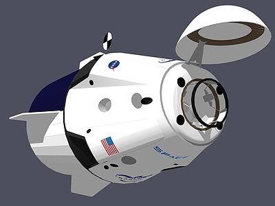 现代风格航空 航天器 太空舱