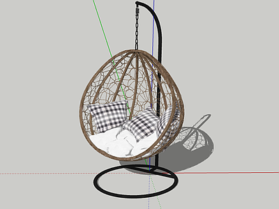 现代风格吊椅 室内 户外
