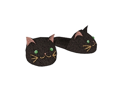 现代风格鞋子 拖鞋 猫咪鞋 棉鞋