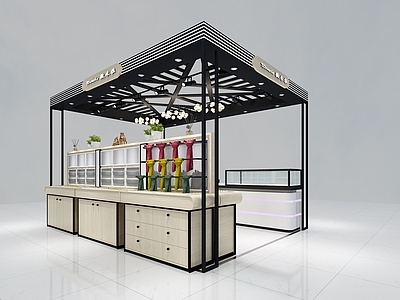 工业风商场展区 饰品店 精品店