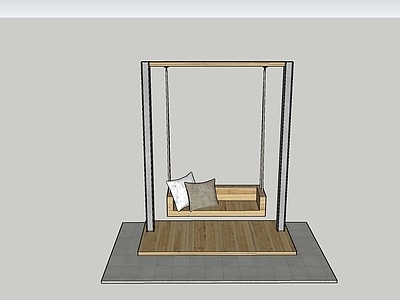 现代风格秋千