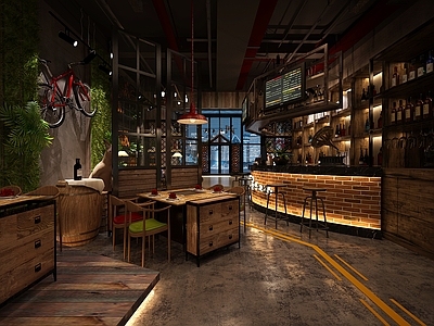 全套火锅店 施工图 效果图