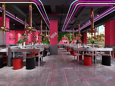 工业风烤肉店
