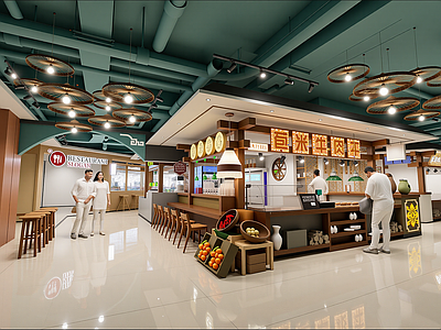 复古快餐店