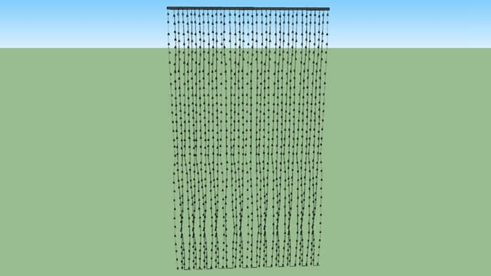 窗帘 草图大师模型