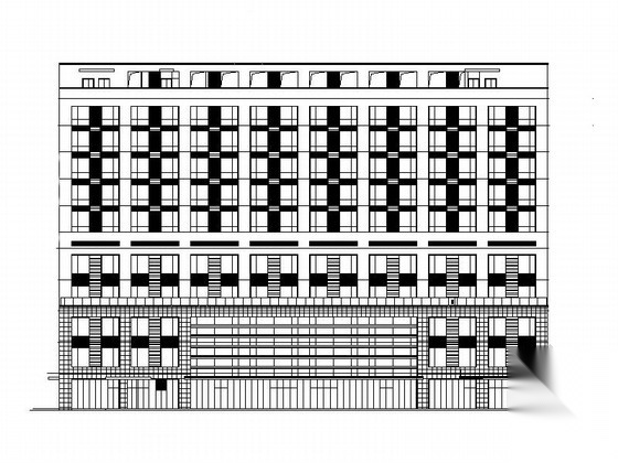[江苏]10层现代风格省级人民医院建筑设计施工图（知名设...