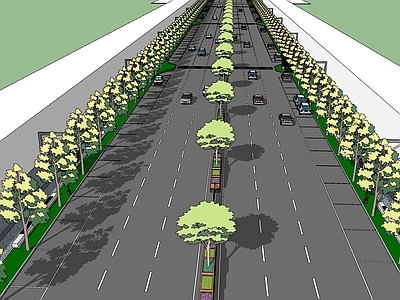 现代风格道路