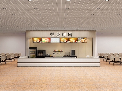现代食堂 快餐店 饮料店