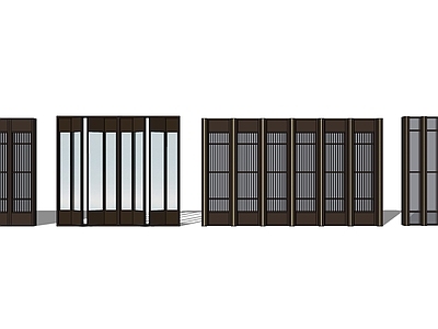新中式风格窗户组合
