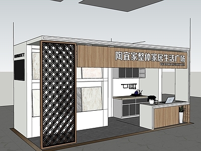 新中式风格商场展区