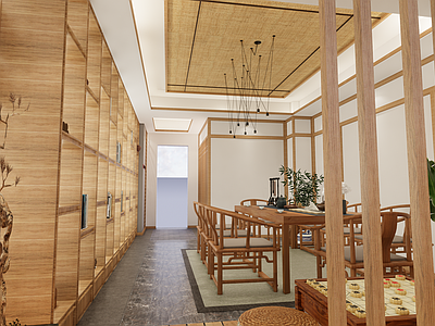 新中式店铺 茶楼 茶馆