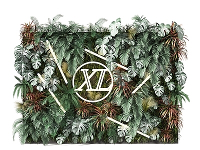 现代绿植墙