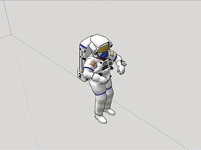 现代风格单人 宇航员