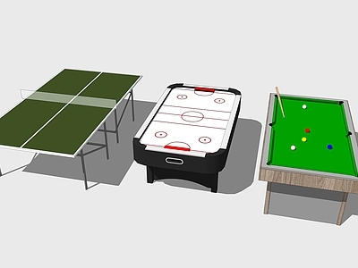 现代风格桌球 乒乓球桌 台球桌
