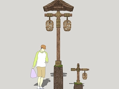 中式风格景观灯 乡村路灯