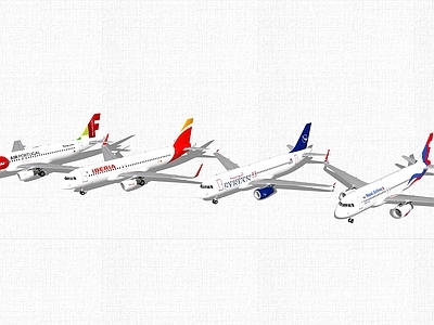 现代风格航空