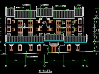 中式古建筑 施工图