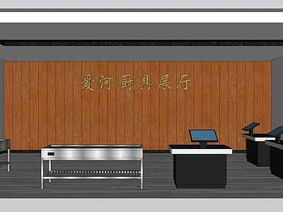 现代风格收银台 保温台