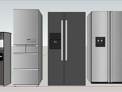 现代风格冰箱